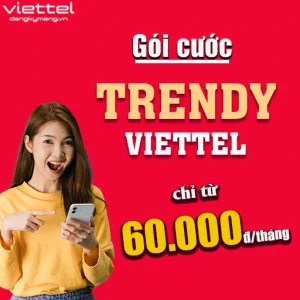 Goi cuoc trendy viettelGói Trendy ViettelRich Media